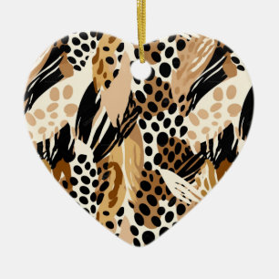 Leopard Print Ornament
