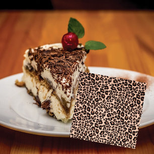 Leopard Print Party Paper Dinner Napkins Tableware