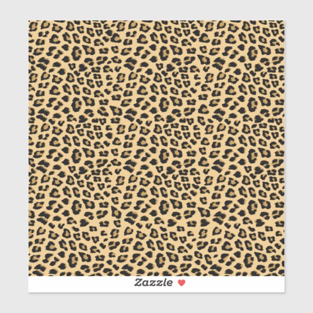 Leopard Print Pattern (Sheet)