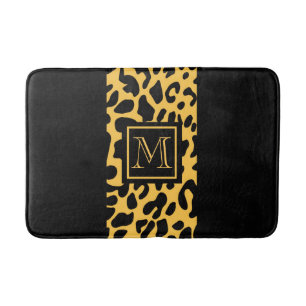Leopard Print Pattern Bath Mat