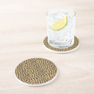 Leopard Print Pattern Coaster