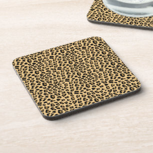 Leopard Print Pattern Coaster