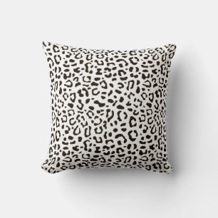 Leopard print pattern cushion