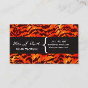 Leopard Print  Pattern Designs Business Card