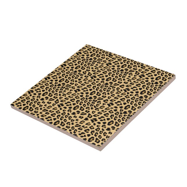 Leopard Print Pattern Tile (Side)