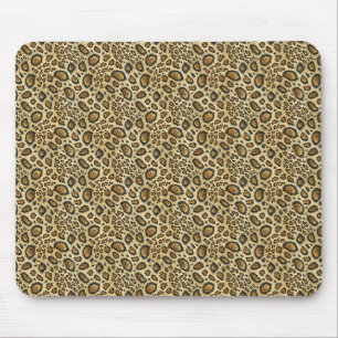 Leopard Print Pattern – Wild Animal Skin Design Mouse Mat