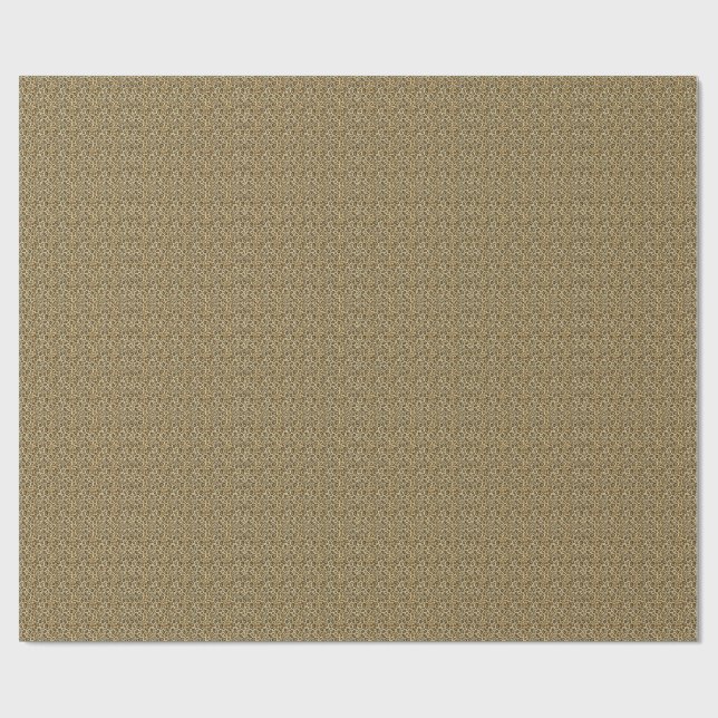 Leopard Print Pattern – Wild Animal Skin Design Wrapping Paper (Flat)
