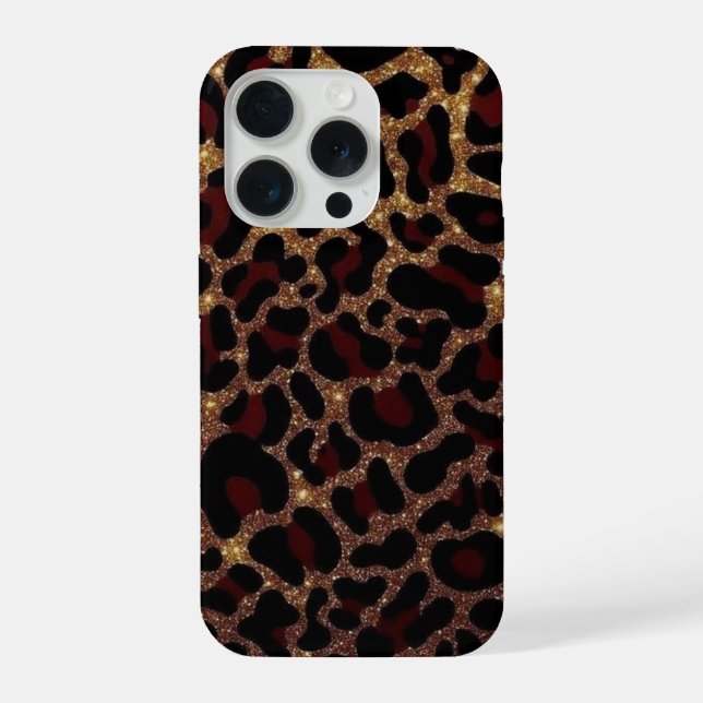 Leopard Print Phone Case (Back)