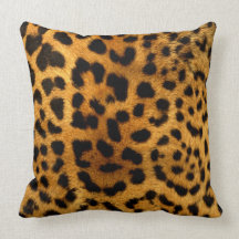 Leopard Print Pillow in Many Styles/Sizes