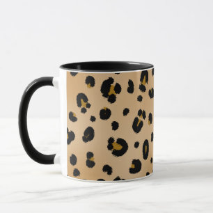 Leopard Print Pink Apple Teacher Mug