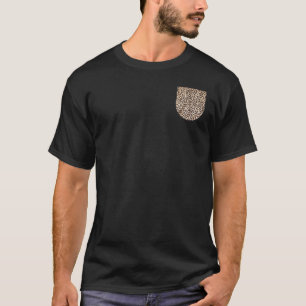 Leopard Print Pocket Design for A Cool Wild Cat An T-Shirt