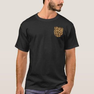 Leopard Print Pocket for A Cool Wild Cat Animal 4 T-Shirt