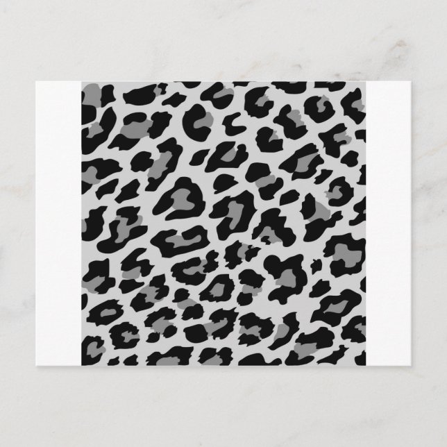 leopard print postcard (Front)