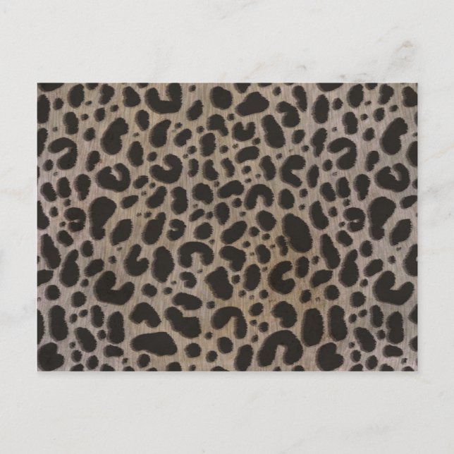 Leopard Print Postcard (Front)