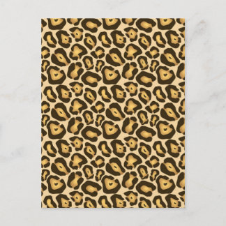 Leopard Print Postcard