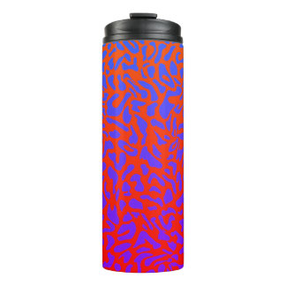 Leopard Print Psychedelic Thermal Tumbler