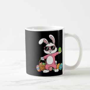 Leopard Print Rabbit Bunny Blowing Bubble Gum East Coffee Mug