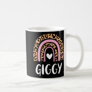 Leopard Print Rainbow Cute Mothers Day Funny Giggy Coffee Mug
