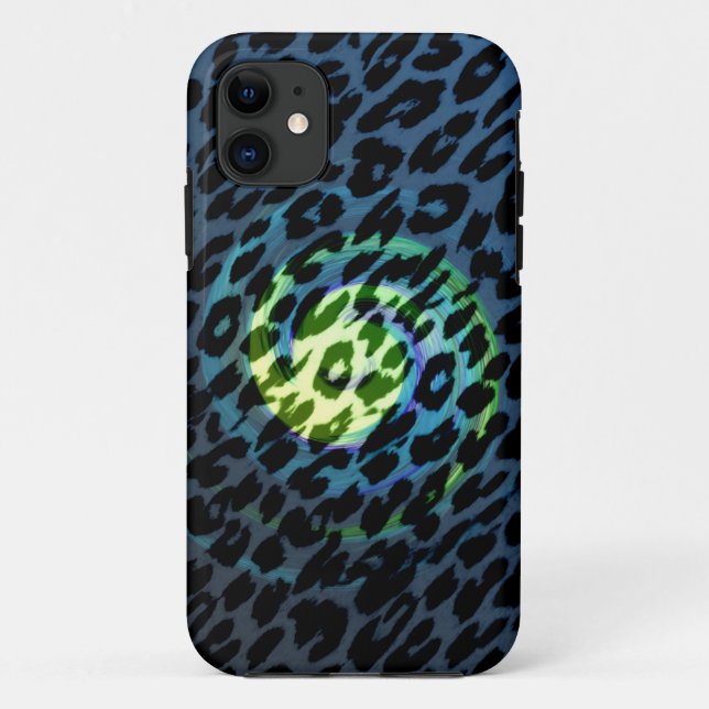 Leopard print retro swirl light Case-Mate iPhone case (Back)