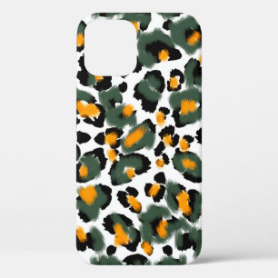 Leopard print seamless pattern iPhone 12 case