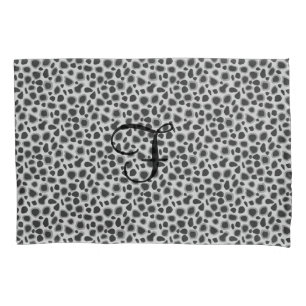 Leopard Print - Shades of Grey Pillowcase