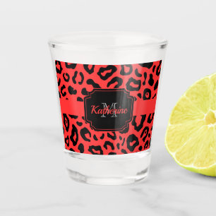 Leopard Print Shot Glass