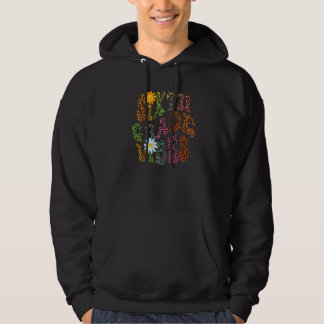 Leopard Print SIXTH GRADE VIBES Teacher Peace Love Hoodie