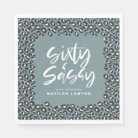 leopard print sixty and sassy party