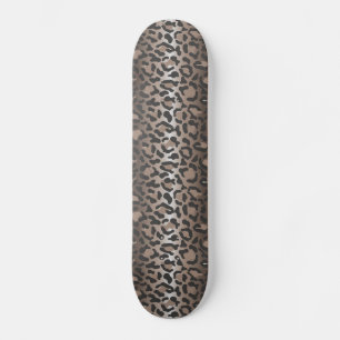 Leopard print skateboard
