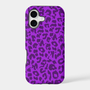 Leopard Print Skin Fur with Purple