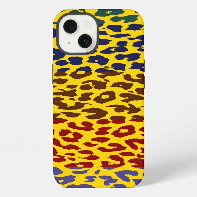 Leopard Print Skin Stripe Pattern 2 iPhone Case (Back)