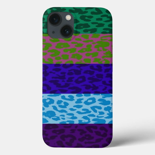 Leopard Print Skin Stripe Pattern 5 Case-Mate iPhone Case (Back)
