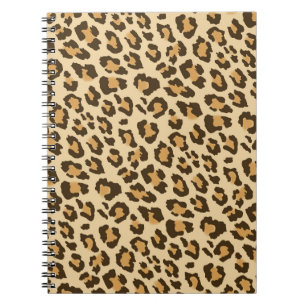 Leopard Print Spiral Notebook