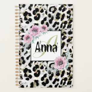 Leopard - print spotted animal-print planner