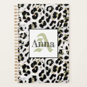 Leopard - print spotted animal-print planner