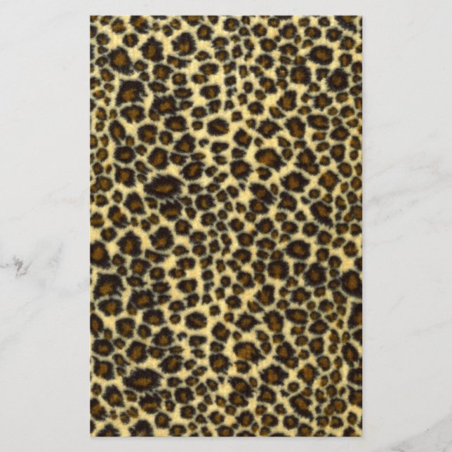 Leopard Print Stationery (Front)