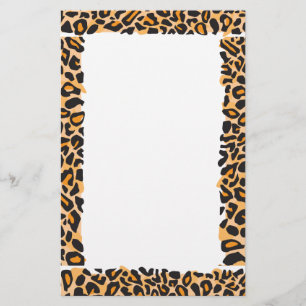 Leopard Print Stationery