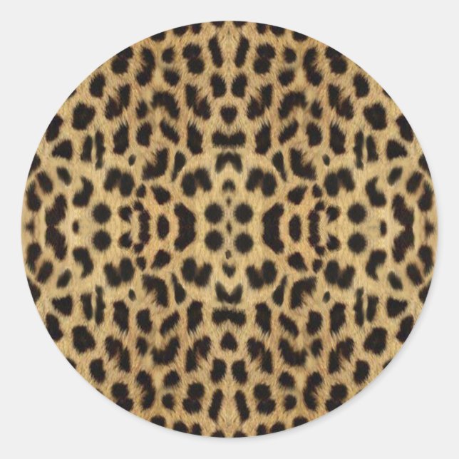 Leopard print Stickers (Front)