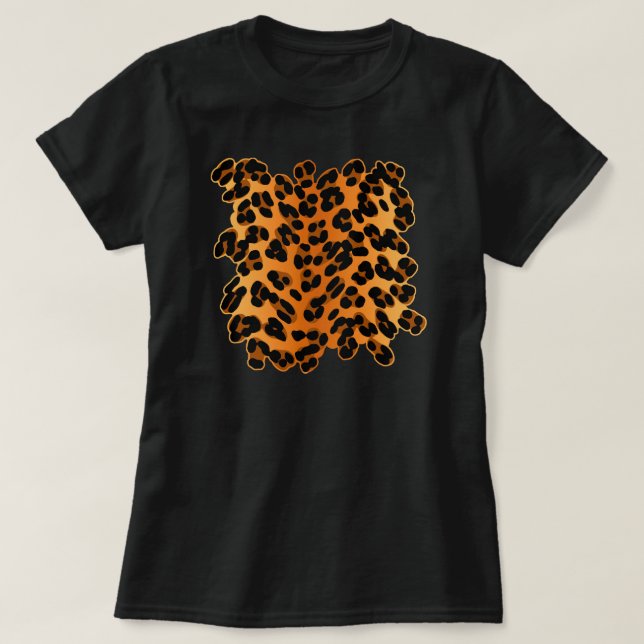 Leopard Print T-Shirt (Design Front)