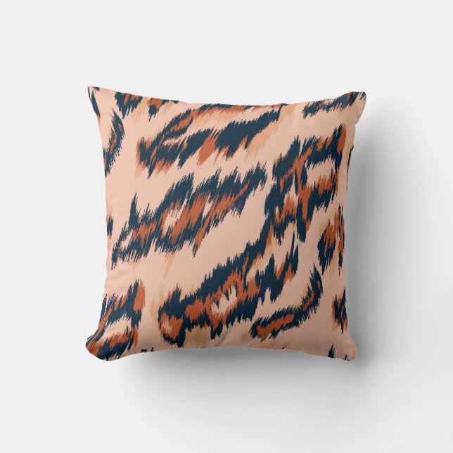 Leopard Print: Textile Seamless Design. Cushion (Front)