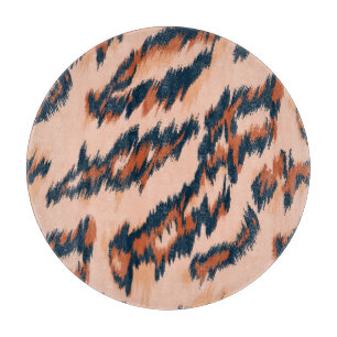 Leopard Print: Textile Seamless Design. Cutting Board