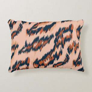 Leopard Print: Textile Seamless Design. Decorative Cushion