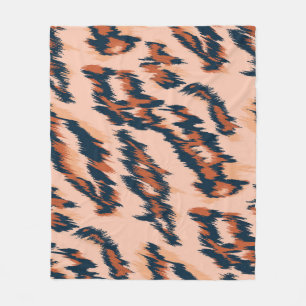 Leopard Print: Textile Seamless Design. Fleece Blanket