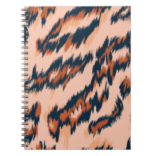 Leopard Print: Textile Seamless Design. Notebook