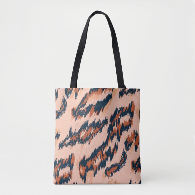 Leopard Print: Textile Seamless Design. Tote Bag (Front)