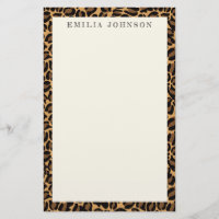 Leopard print texture | Personalized Stationer