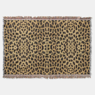 Leopard Print Throw Blanket