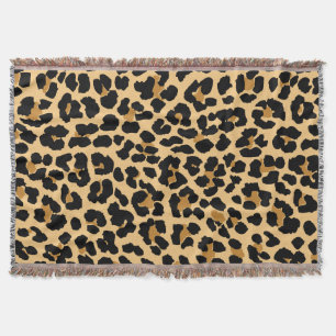 Leopard Print Throw Blanket