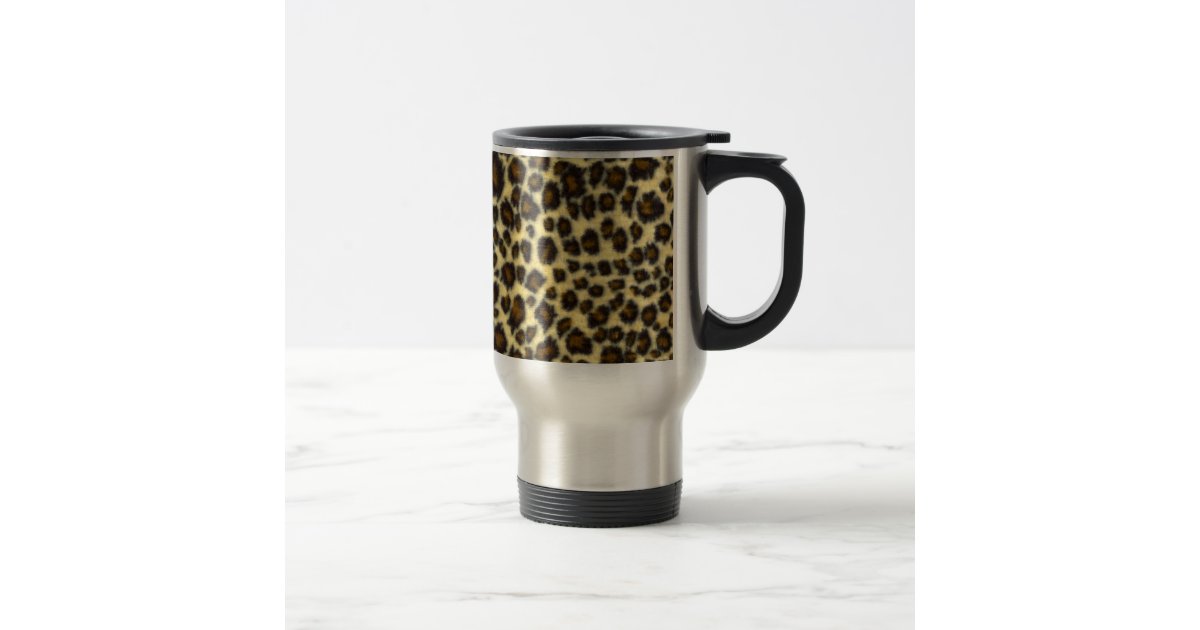 Leopard Print Travel Mug Zazzle