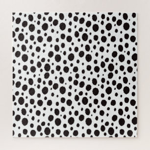 Leopard Print Vintage Seamless Design Jigsaw Puzzle